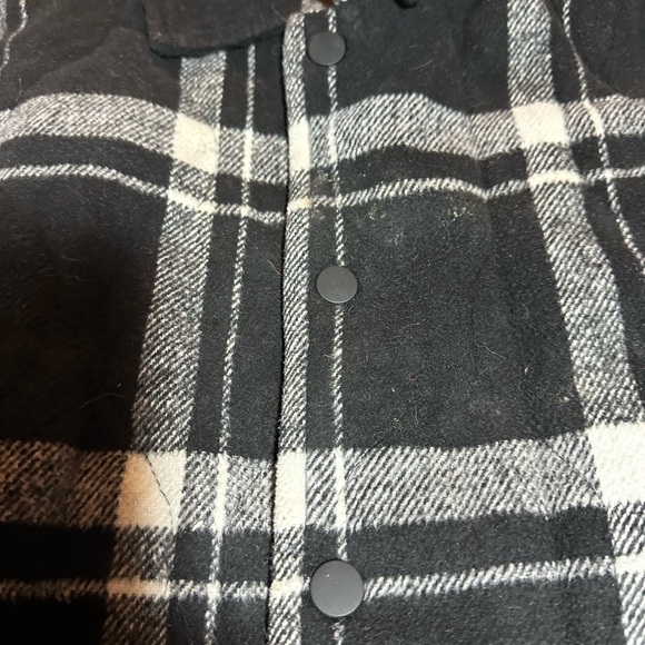 Madison Article / Black white and maroon, Heavy plaid Jacket - Picture 9 of 10